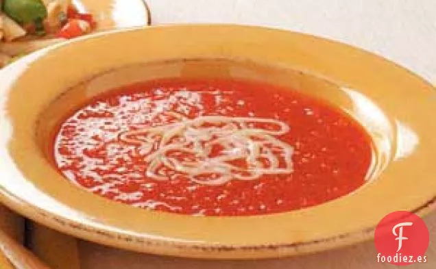Sopa de Tomate con Pimiento Rojo