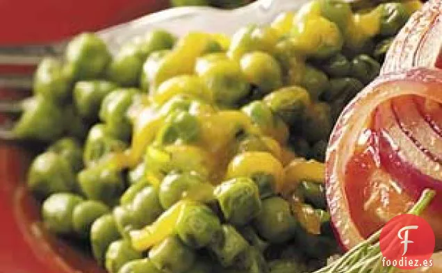 Guisantes con queso y Eneldo