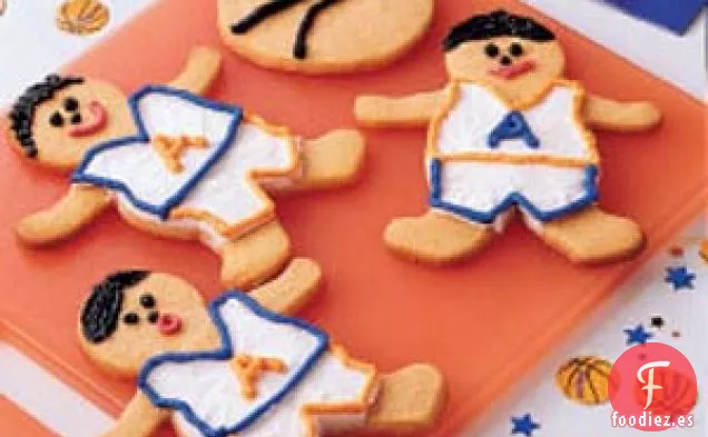 Galletas de Baloncesto de Caramelo