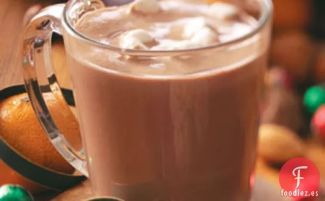 Chocolate Caliente con Caramelo de Mantequilla