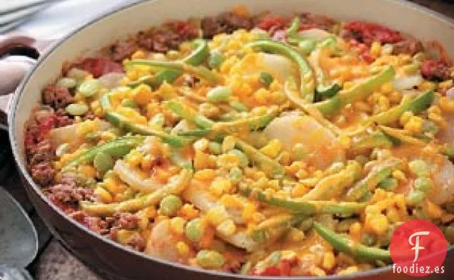 Cazuela de Hamburguesas Harvest