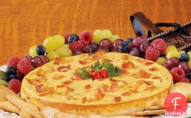 Tarta de Queso con Aperitivo Salado