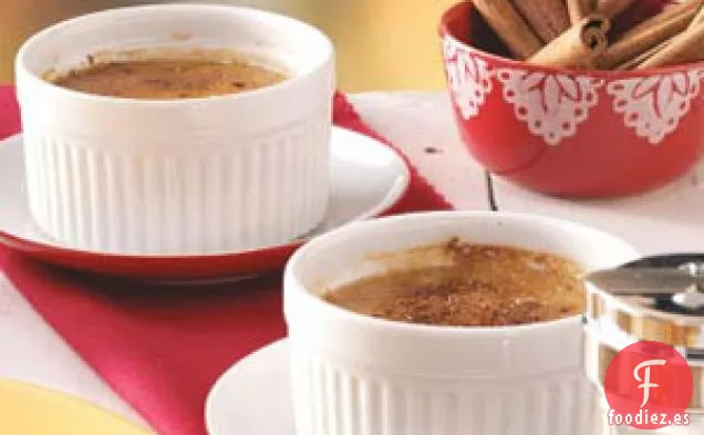 Crema Brulee de Manzana con Caramelo