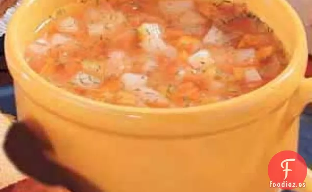 Sopa de Verduras en el Congelador