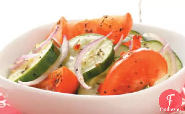 Ensalada de Tomate y Pepino