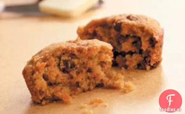 Muffins de Zanahoria de Trigo Integral