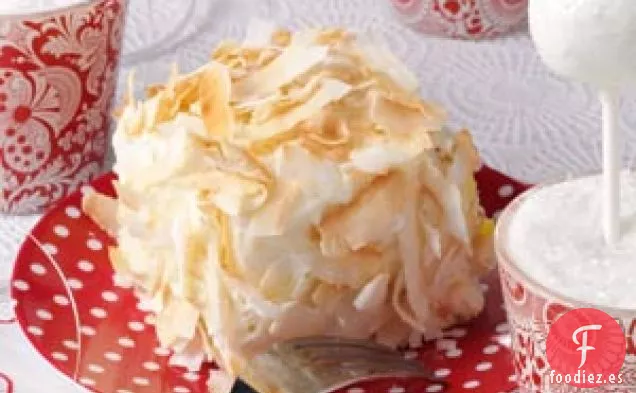Tortas Pequeñas de Coco y Piña