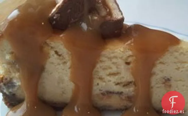 Tarta de Queso con Nueces y Caramelo de Chocolate