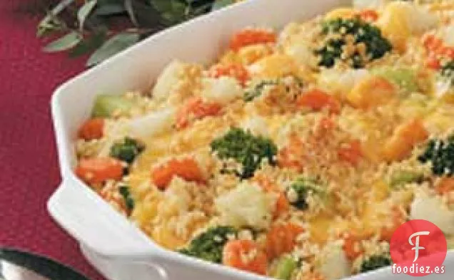 Colorido Pastel de Verduras