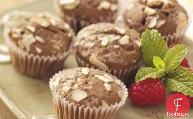 Mini Muffins de Frambuesa y Chocolate