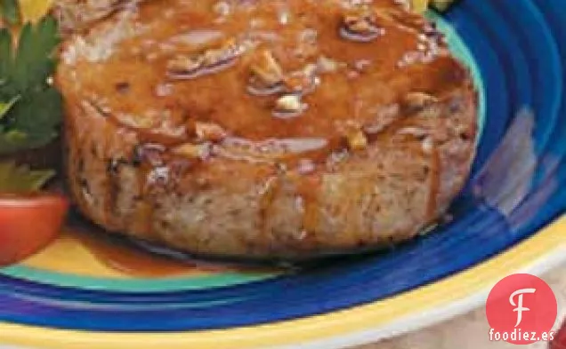 Chuletas de Cerdo con Miel y Ajo