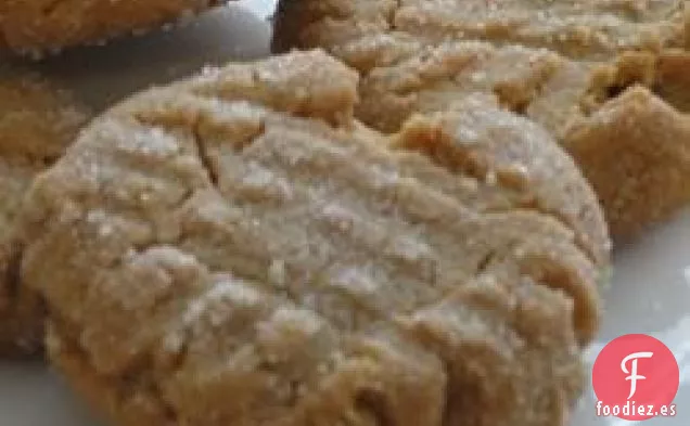 Galletas de Mantequilla de Maní-Sin Gluten