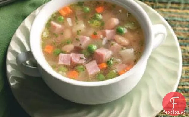 Sopa de Jamón y Frijoles