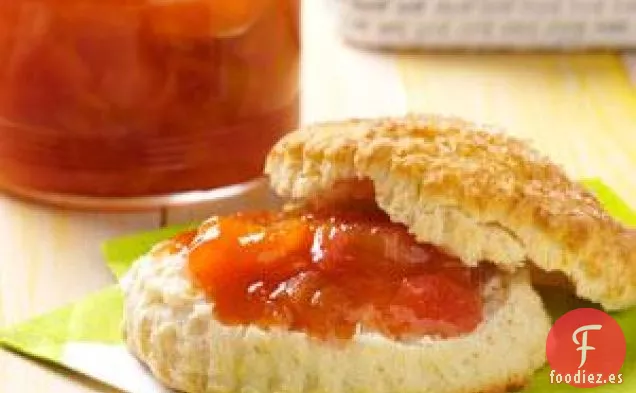 Mermelada de Ruibarbo y Melocotón