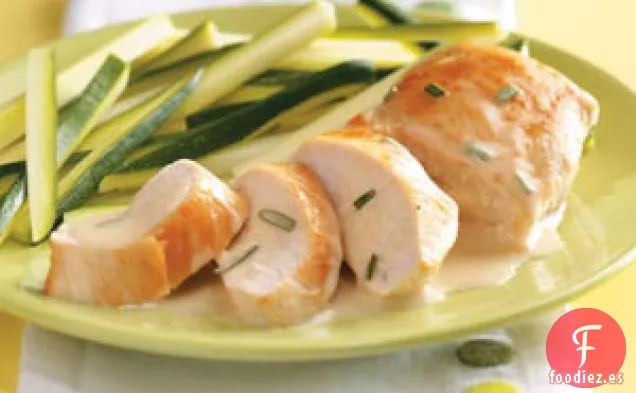 Pollo con Salsa de Mantequilla de Romero para 2