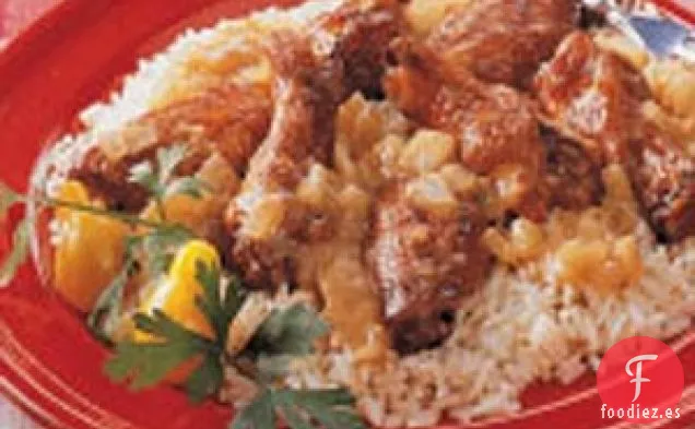 Fricasé de Alitas de Pollo