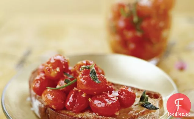 Tomates Uva Asados y Ajo en Aceite de Oliva