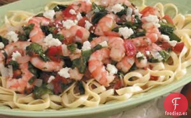 Fettuccine Picante de Camarones