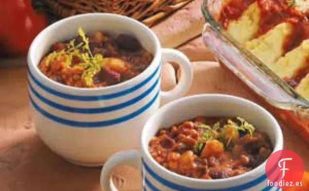 Taco de Chile de Cuatro Frijoles