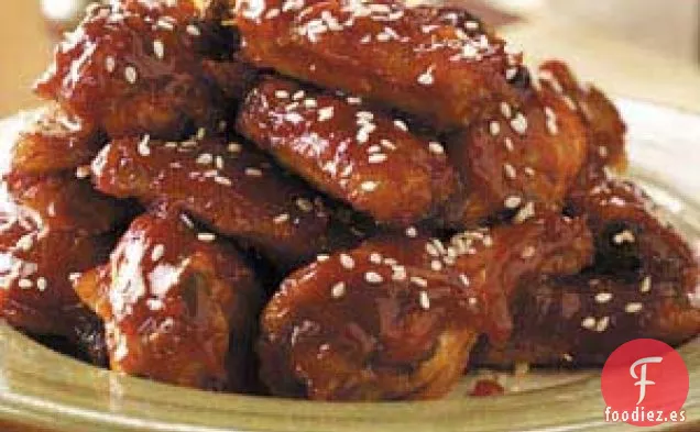 Alitas de Pollo Dulces y Picantes