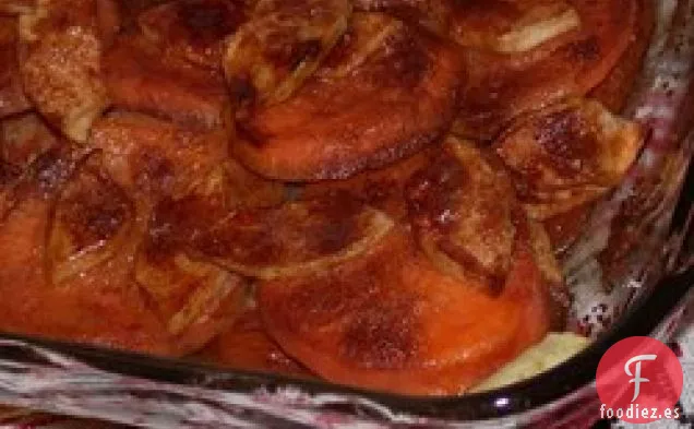 Batatas y Manzanas Festoneadas