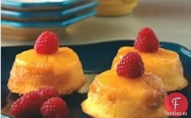 Mini Pasteles de Piña Al Revés