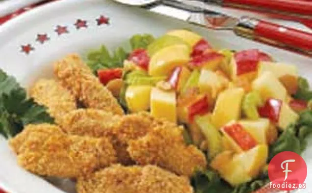 Tiras de Pollo con Sésamo al Horno