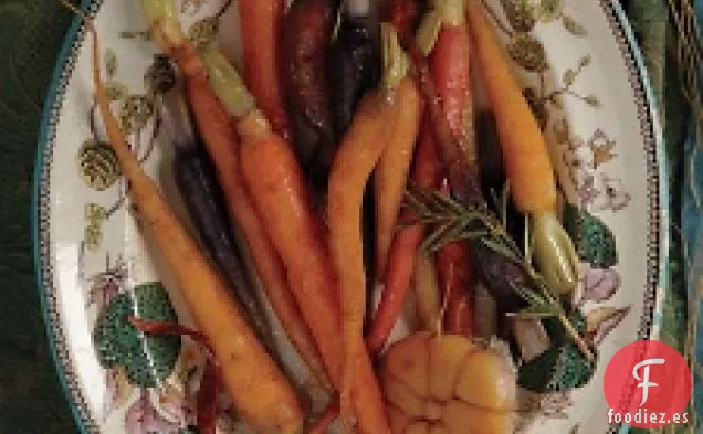 Zanahorias glaseadas Con Miel Y Ajo