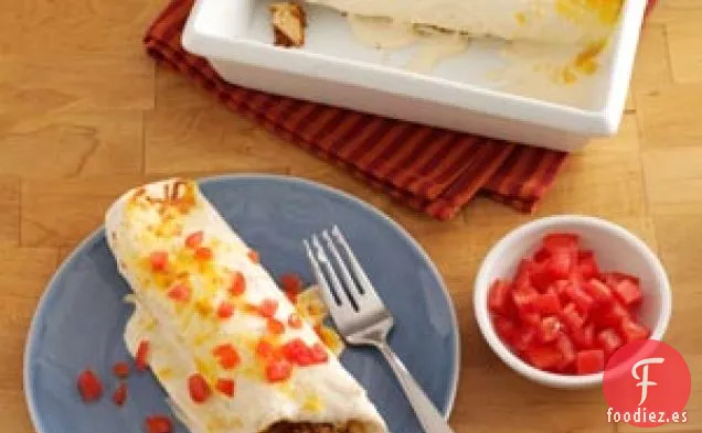 Cambio de Imagen Enchiladas de Pollo con Crema Agria