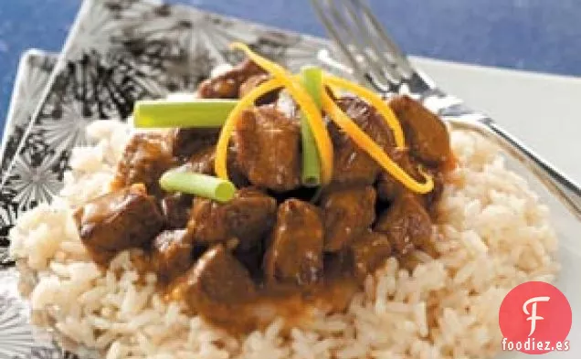 Carne de Res Naranja Asiática