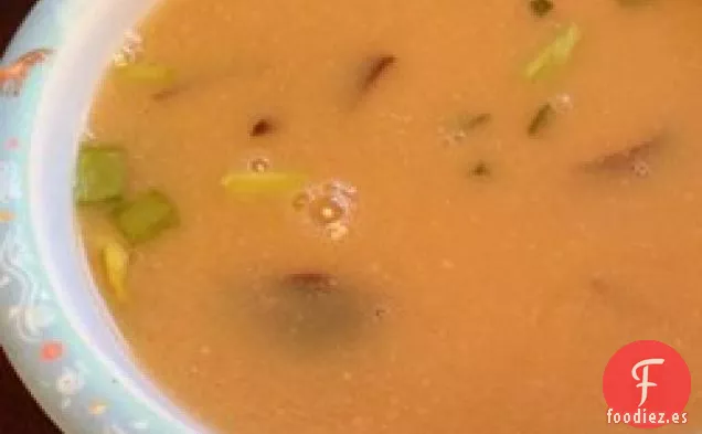 Sopa de Miso con Champiñones Shiitake