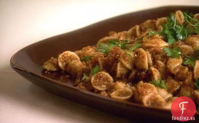 Orecchiette con Pan Rallado Tostado