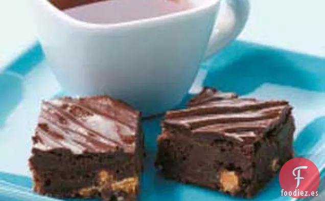 Brownies de Caramelo de Chocolate Negro