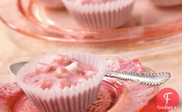 Tazas Heladas de Ensalada de Arándanos Rojos