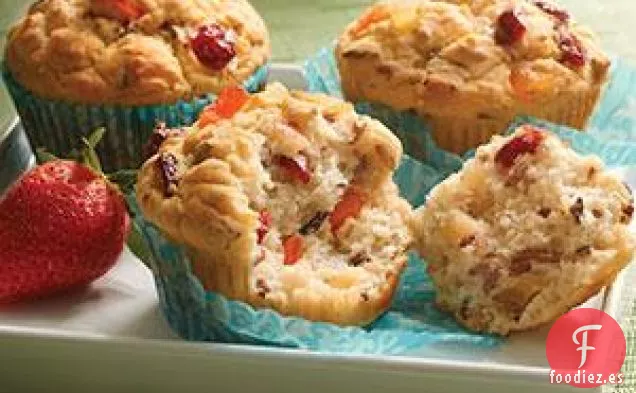 Muffins de Frutas y Cereales sin Gluten