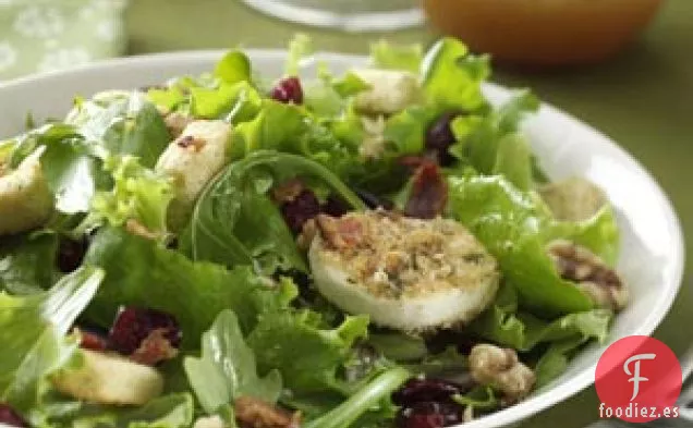 Ensalada Verde con Queso de Cabra al Horno