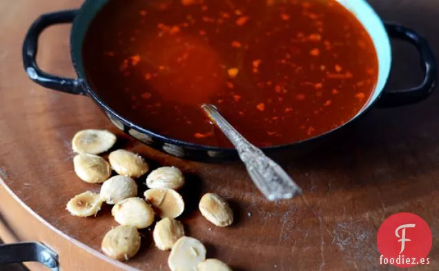 Sopa De Jerez y ajo Con Pimentón Ahumado