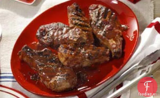 Costillas de Cerdo a la Barbacoa de Cereza