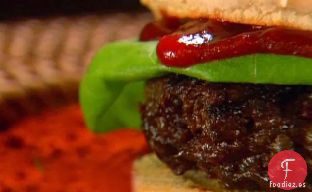 Hamburguesas de Exterior con Salsa de tomate Adobo