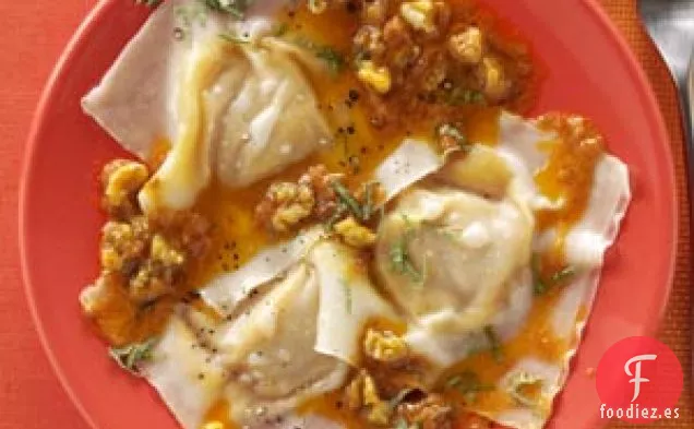 Raviolis de Nueces Wonton