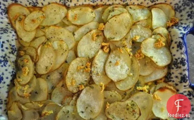 Adelgazamiento de Patata Al Horno con Ajo