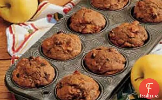 Muffins de Salvado de Manzana