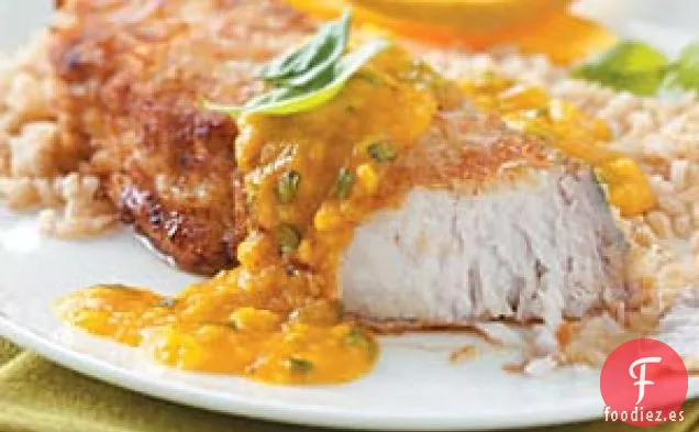 Mahi Mahi de Coco y Mango para Dos