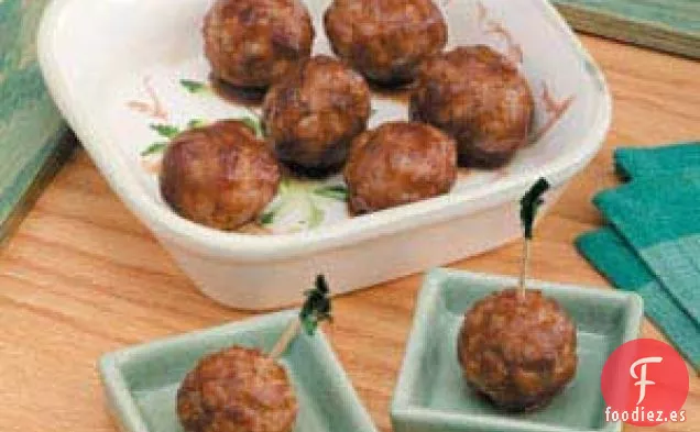 Albóndigas en Mantequilla de Manzana