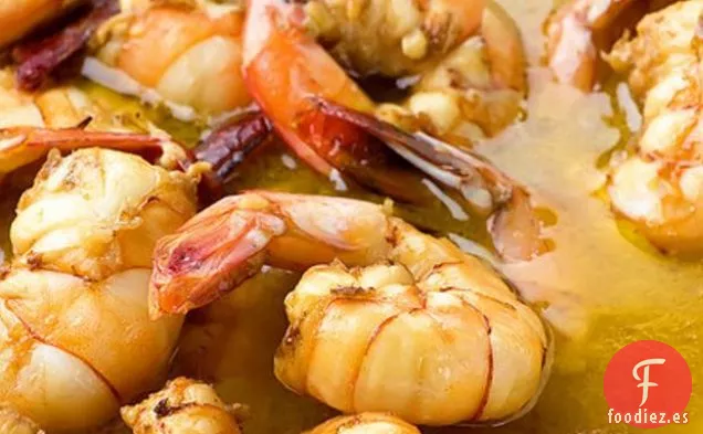 Concurso De Camarones Al Ajo Y Un Libro De Cocina