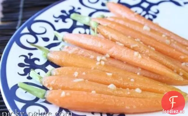 Zanahorias Tiernas con Jengibre y Ajo