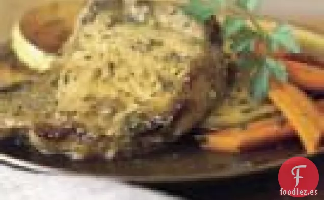 Chuletas De Cerdo Con Ajo Y Hierbas