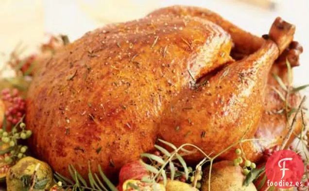 Pavo Asado Ojai con Romero, Limón y Ajo