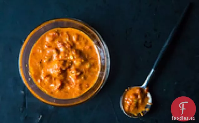 Salsa De Champiñones Y Ajo Asado