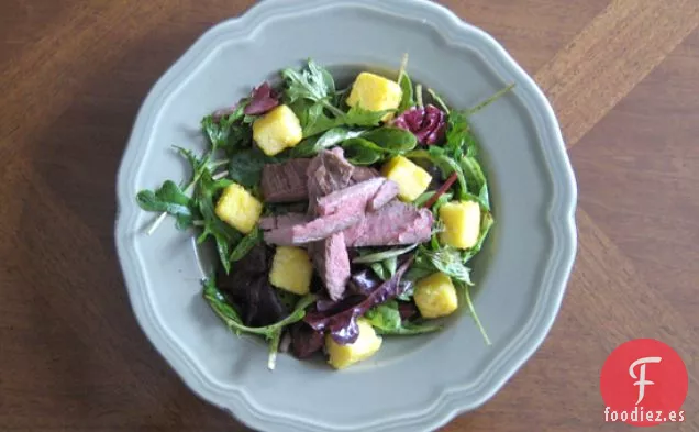 Filete De Costado Con Polenta De Ajo